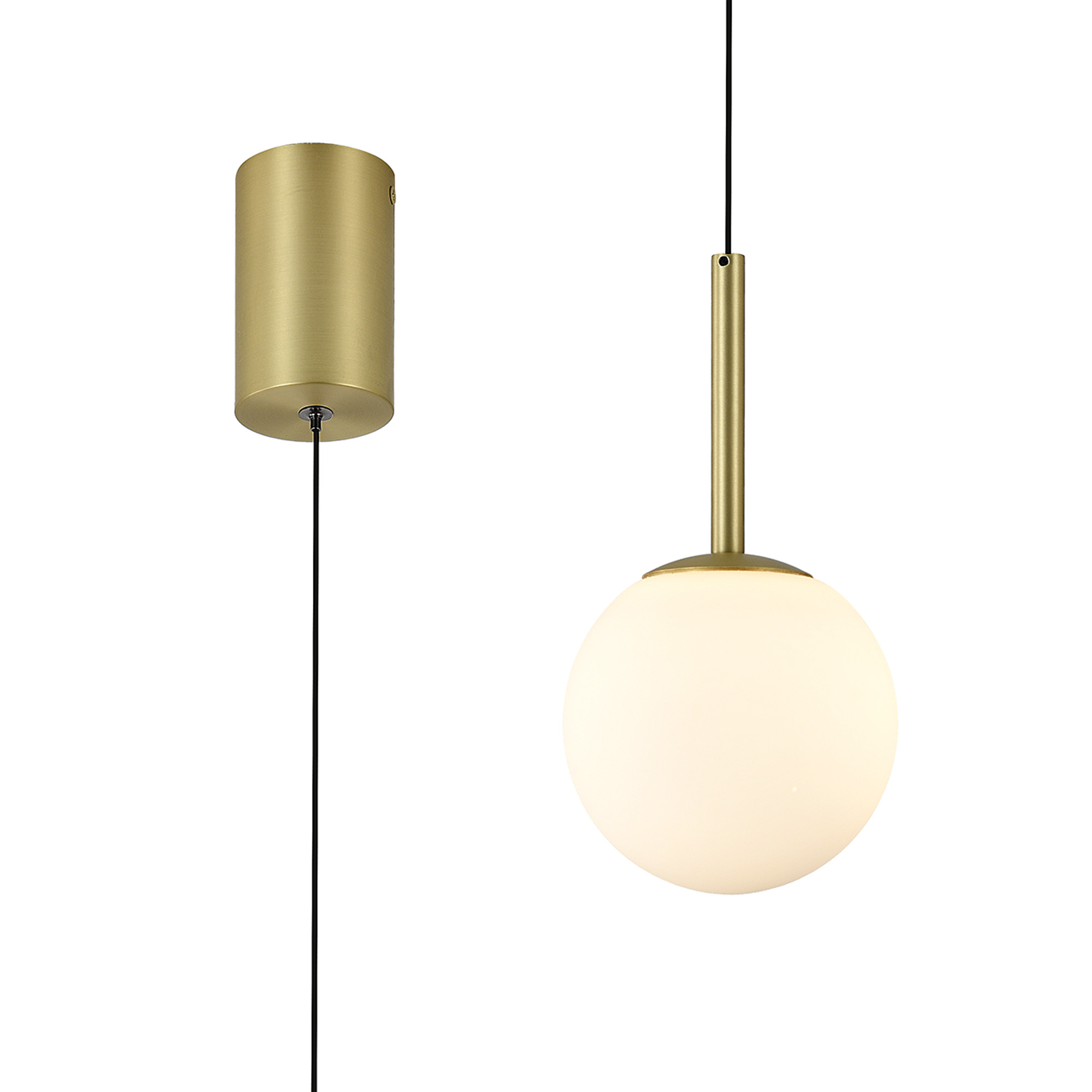 M8888  Puebla Pendant, 9W LED, 3000K, lm, Satin Gold, 3yrs Warranty